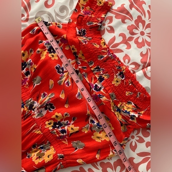 NWT Conversations by Anthropologie Colloquial Off The Shoulder Floral Midi Dress - Picture 11 of 14